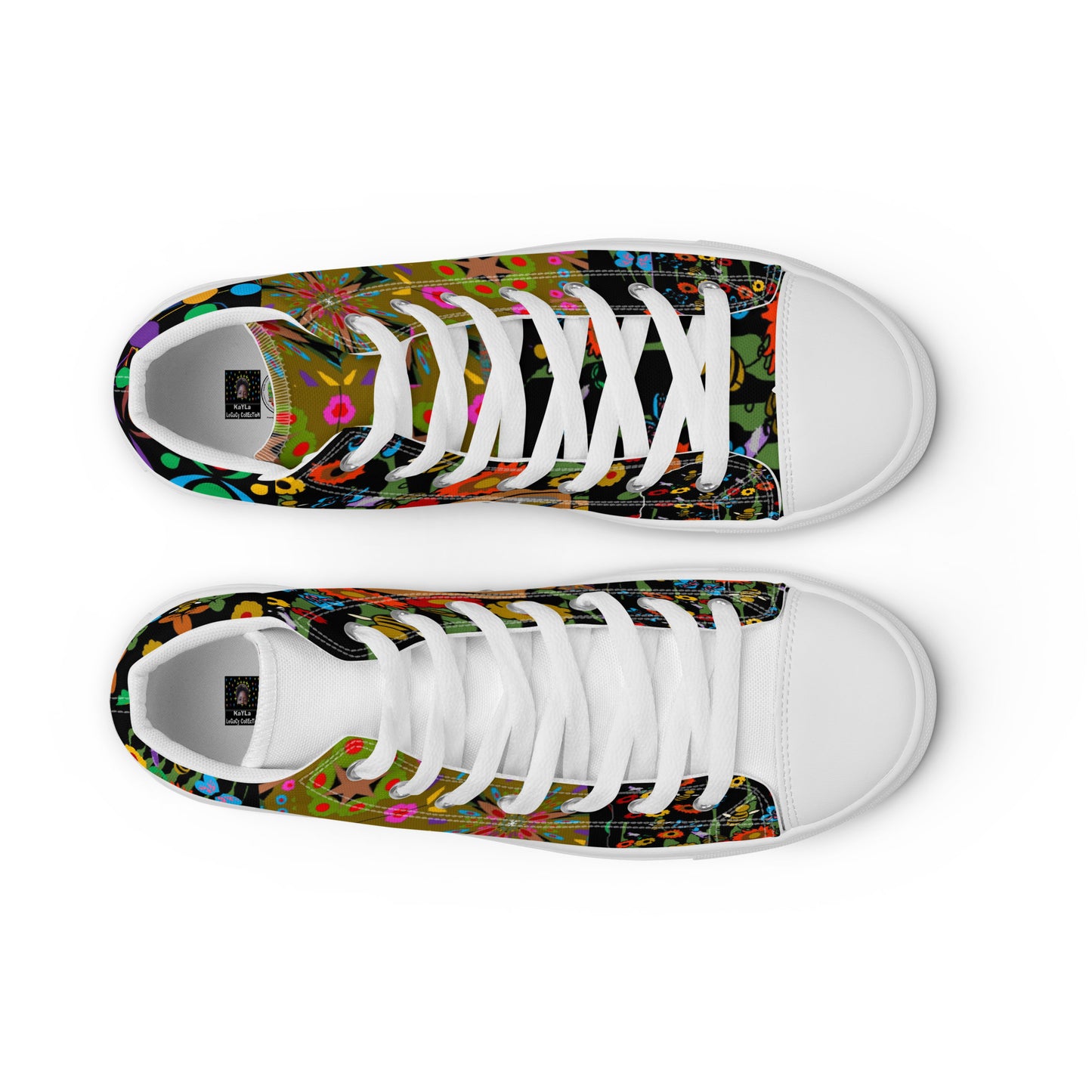 Women’s high top canvas shoes