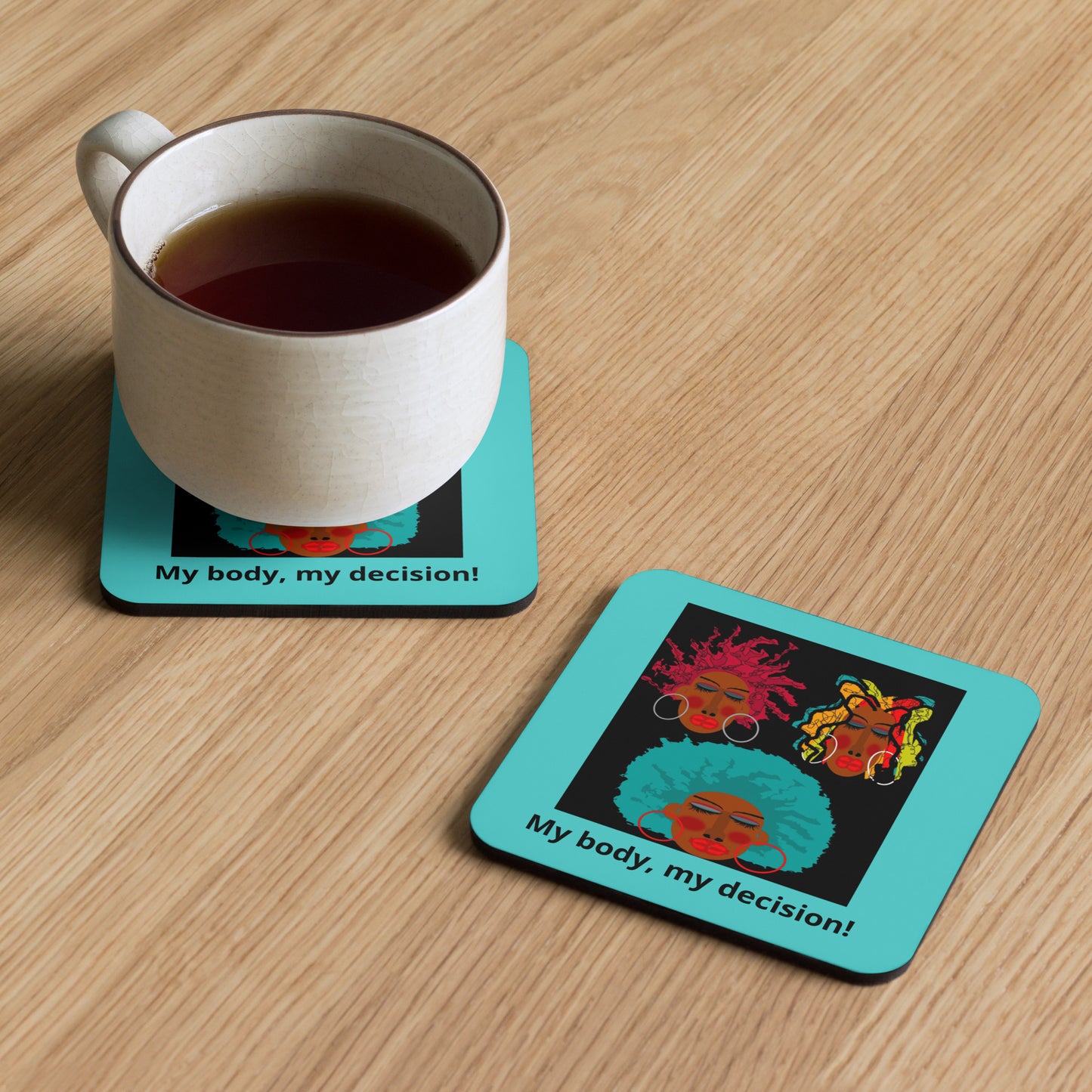 Cork-back coaster (mbmd1)