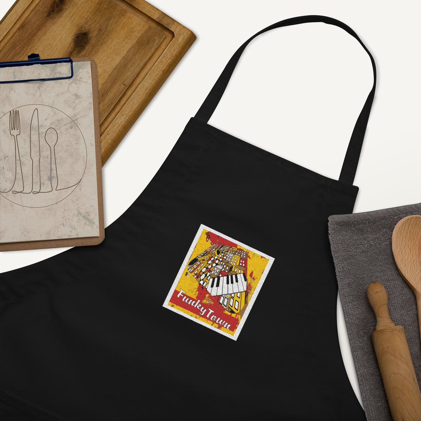 Sample Embroidered Apron