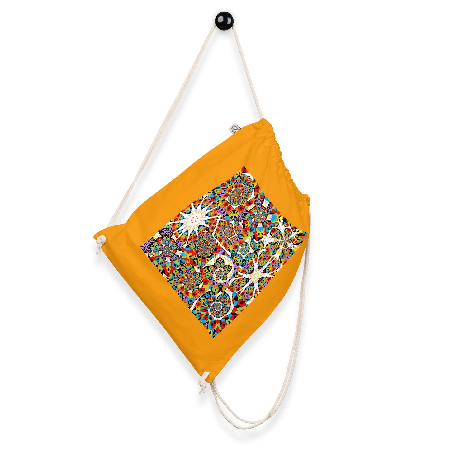 Organic cotton drawstring bag
