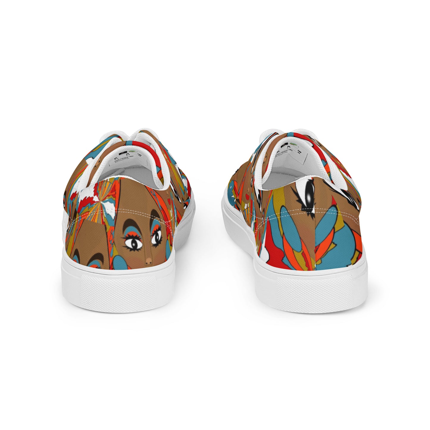 Women’s lace-up canvas shoes