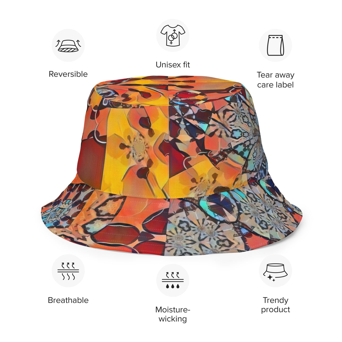 Reversible bucket hat