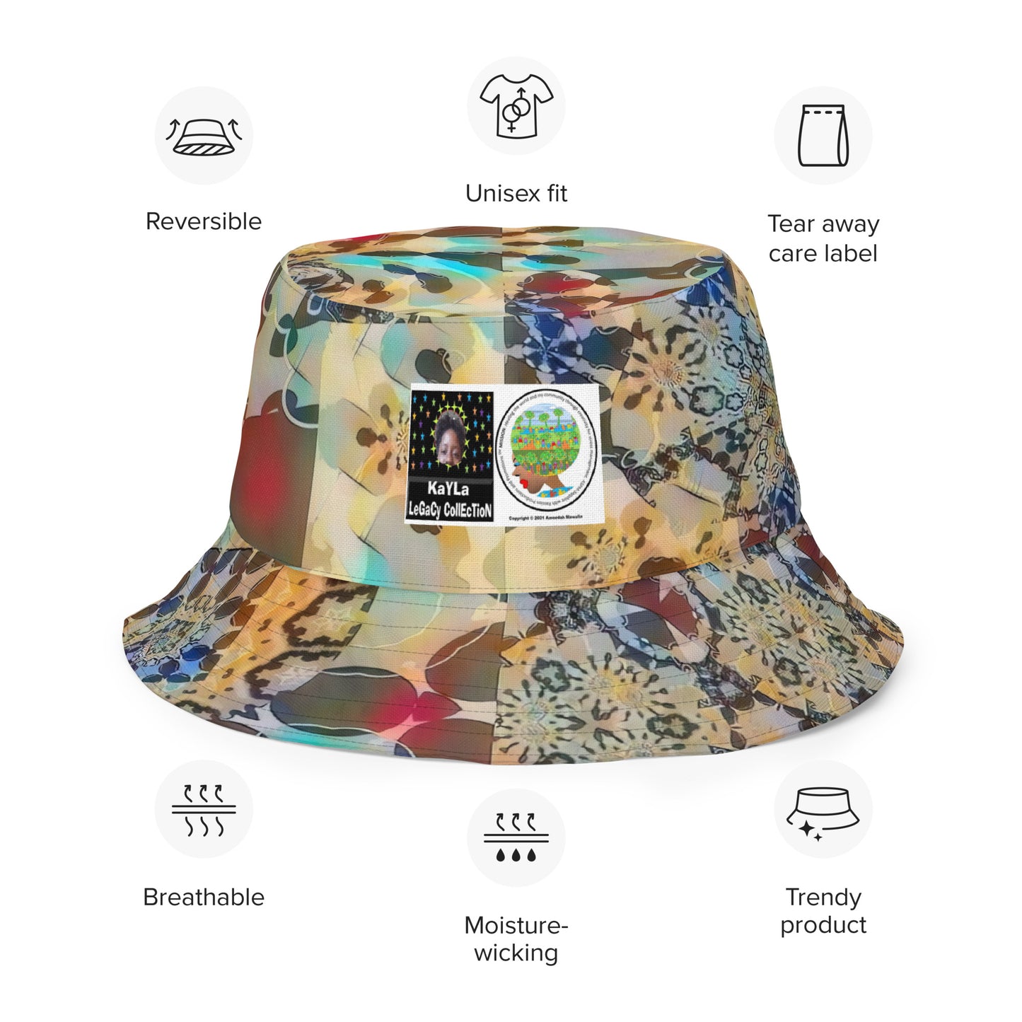 Reversible bucket hat