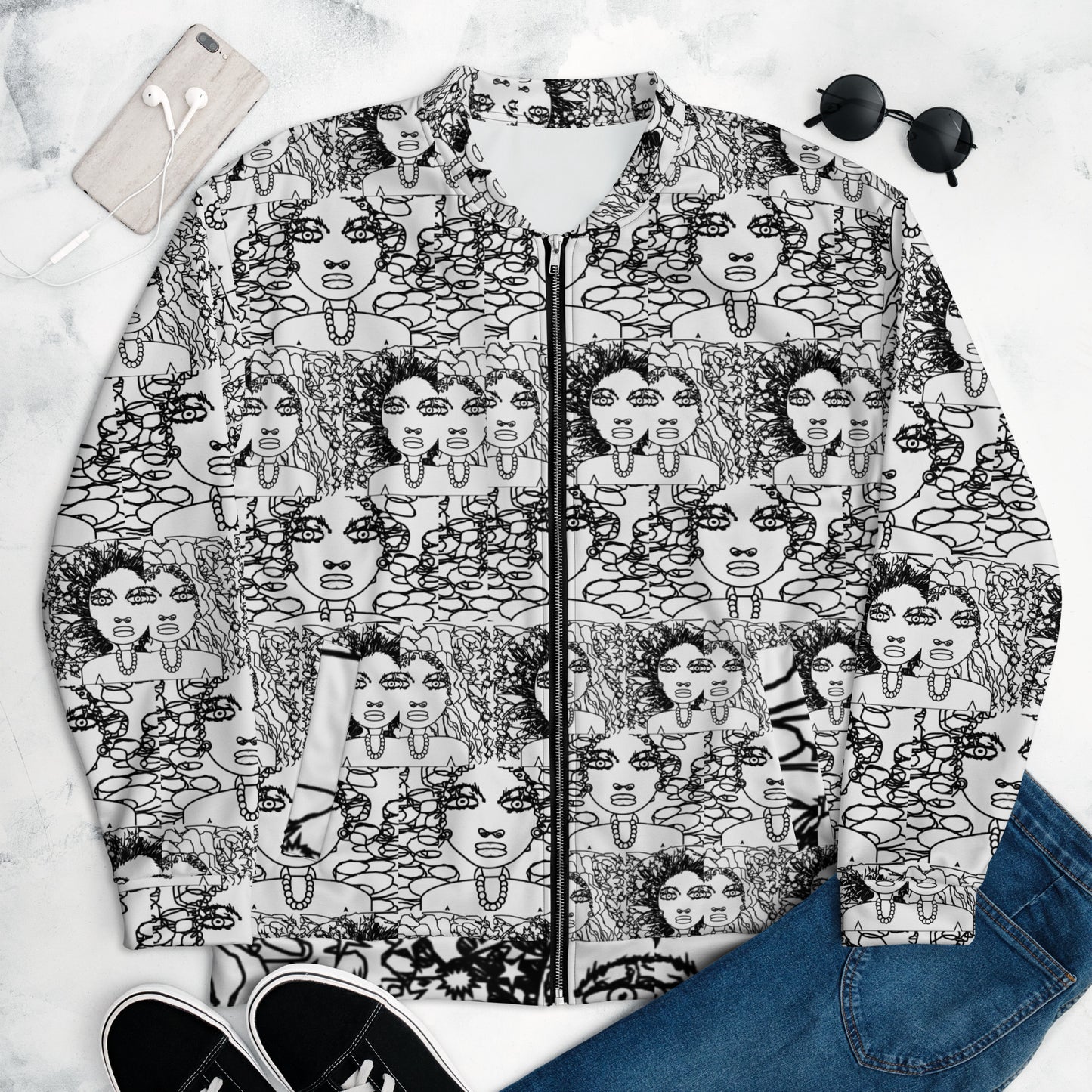 Unisex Bomber Jacket