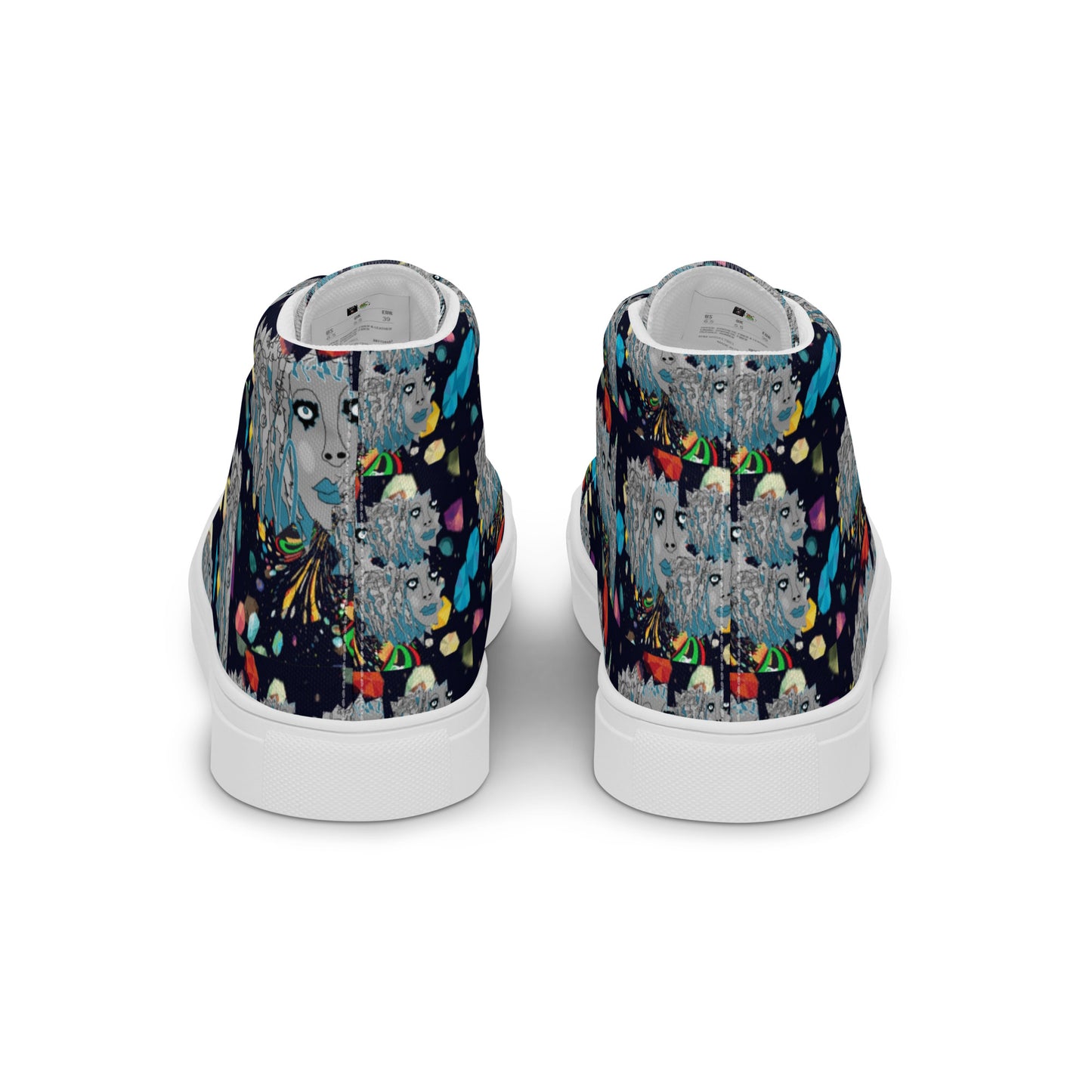 Women’s high top canvas shoes