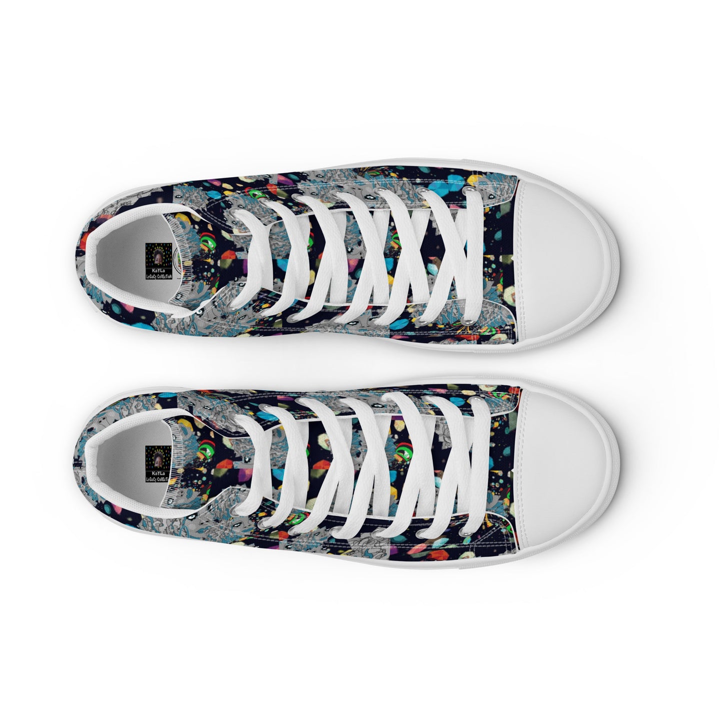 Women’s high top canvas shoes