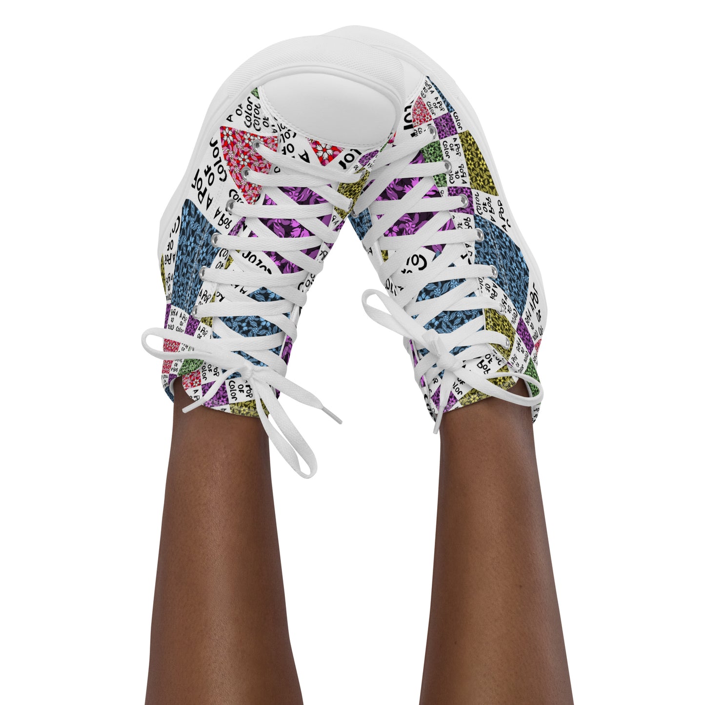 Women’s high top canvas shoes