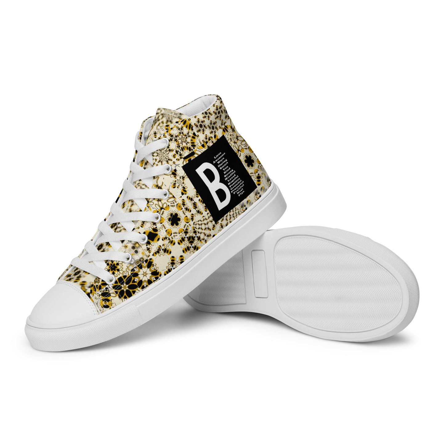 Women’s high top canvas shoes