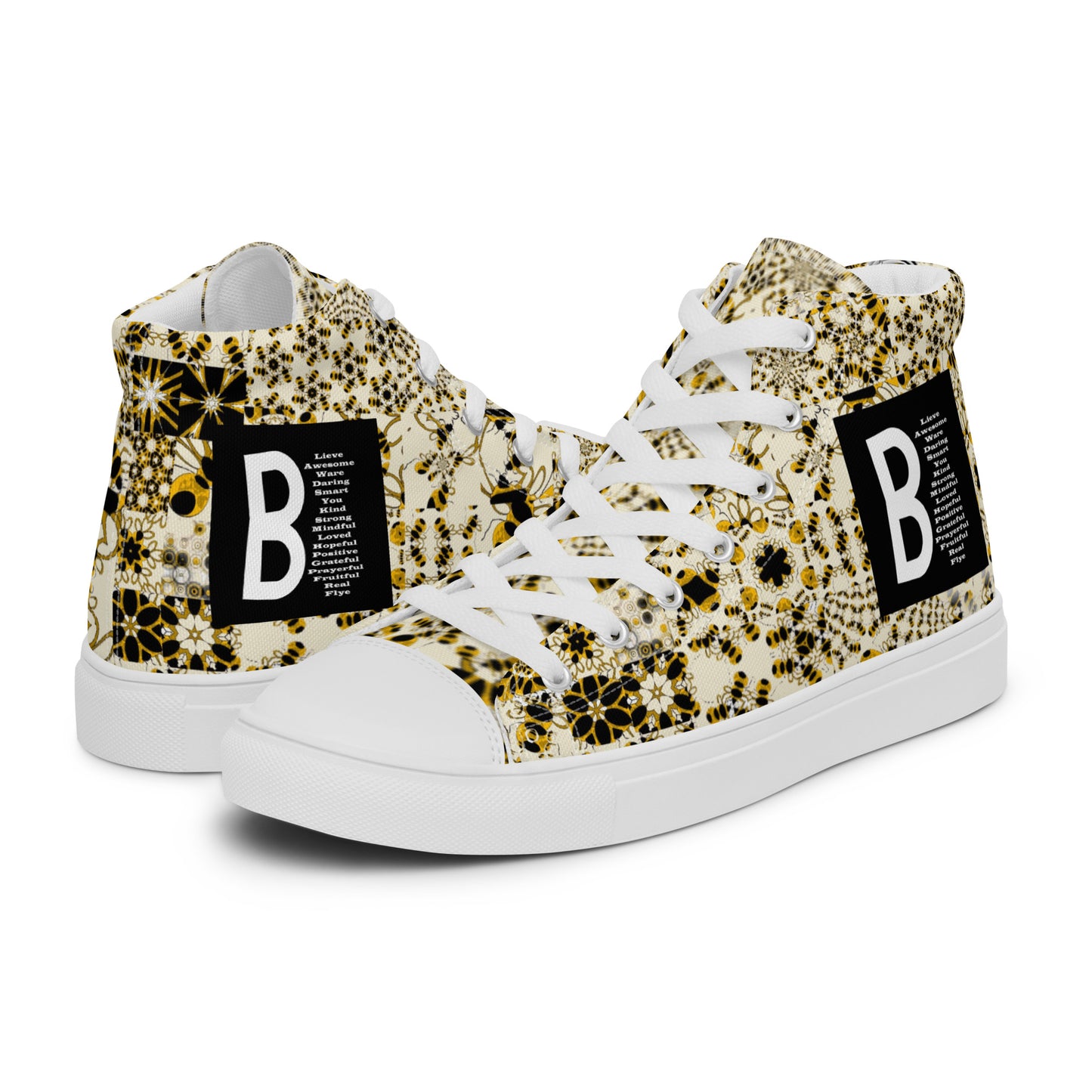 Women’s high top canvas shoes