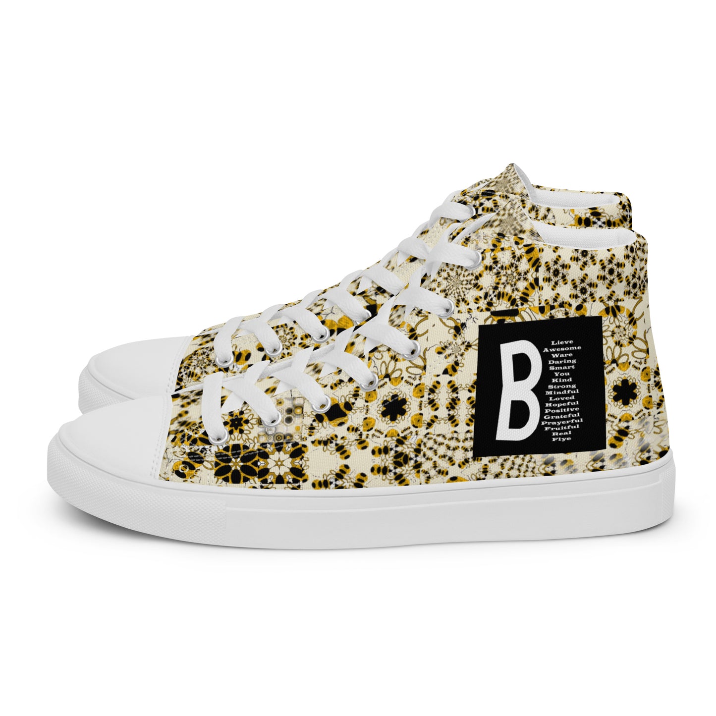 Women’s high top canvas shoes