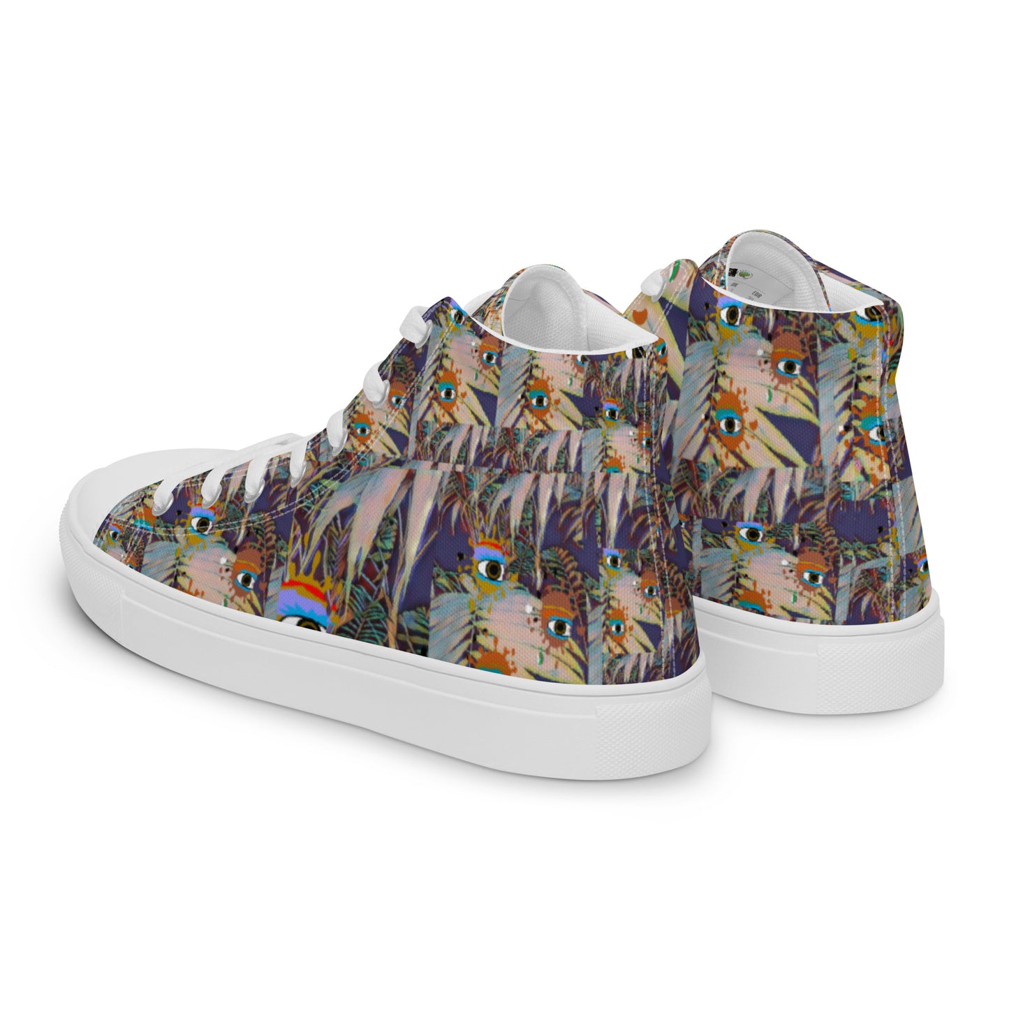 Women’s high top canvas shoes