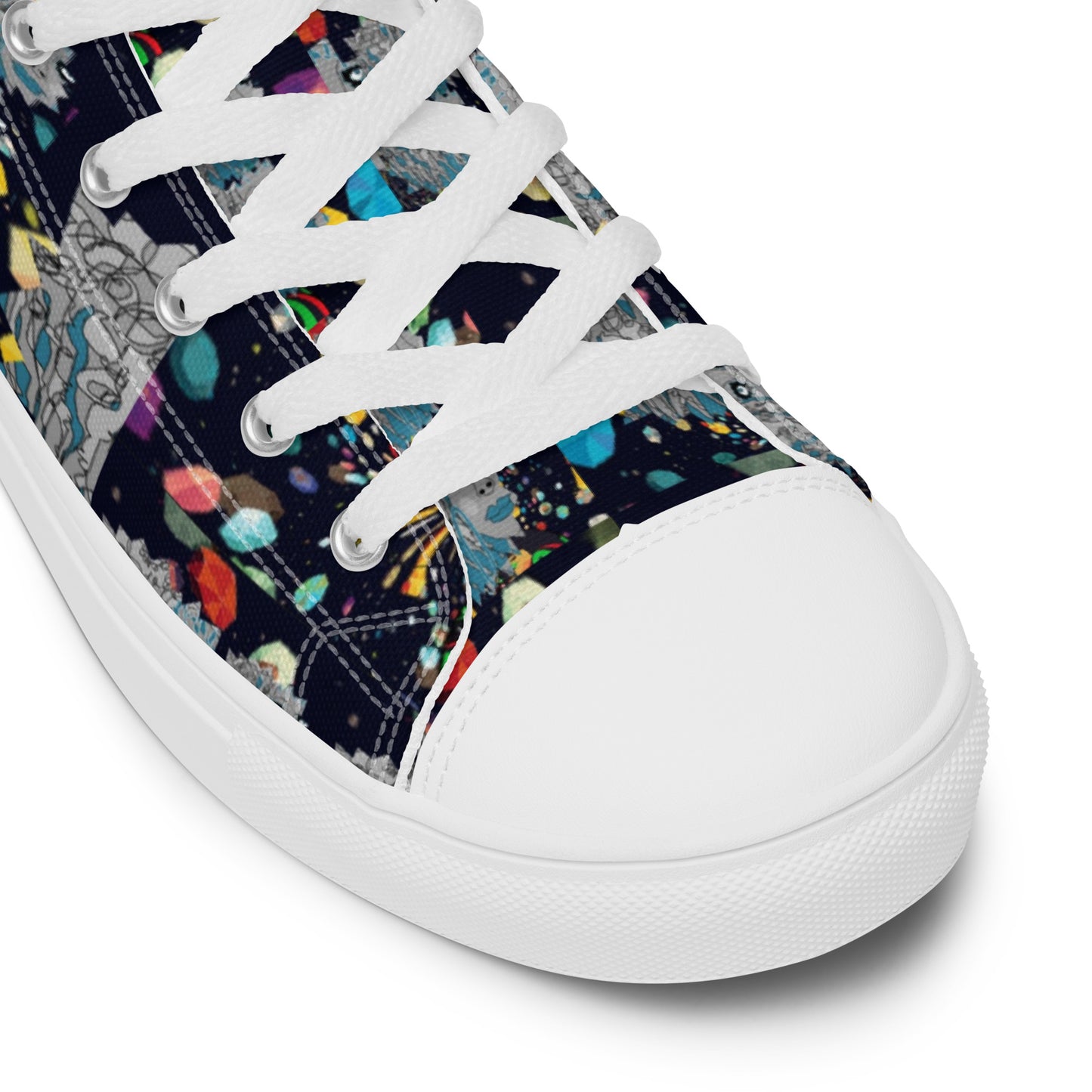 Women’s high top canvas shoes