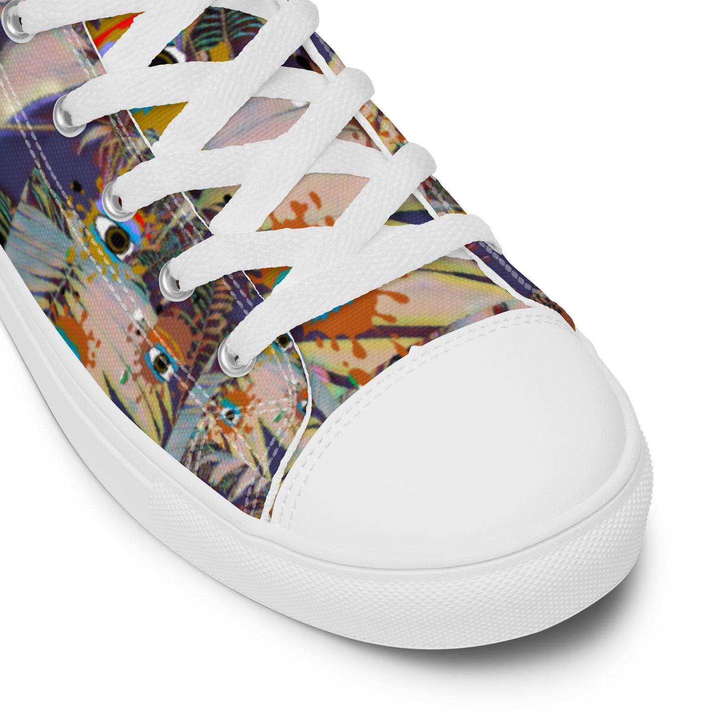 Women’s high top canvas shoes
