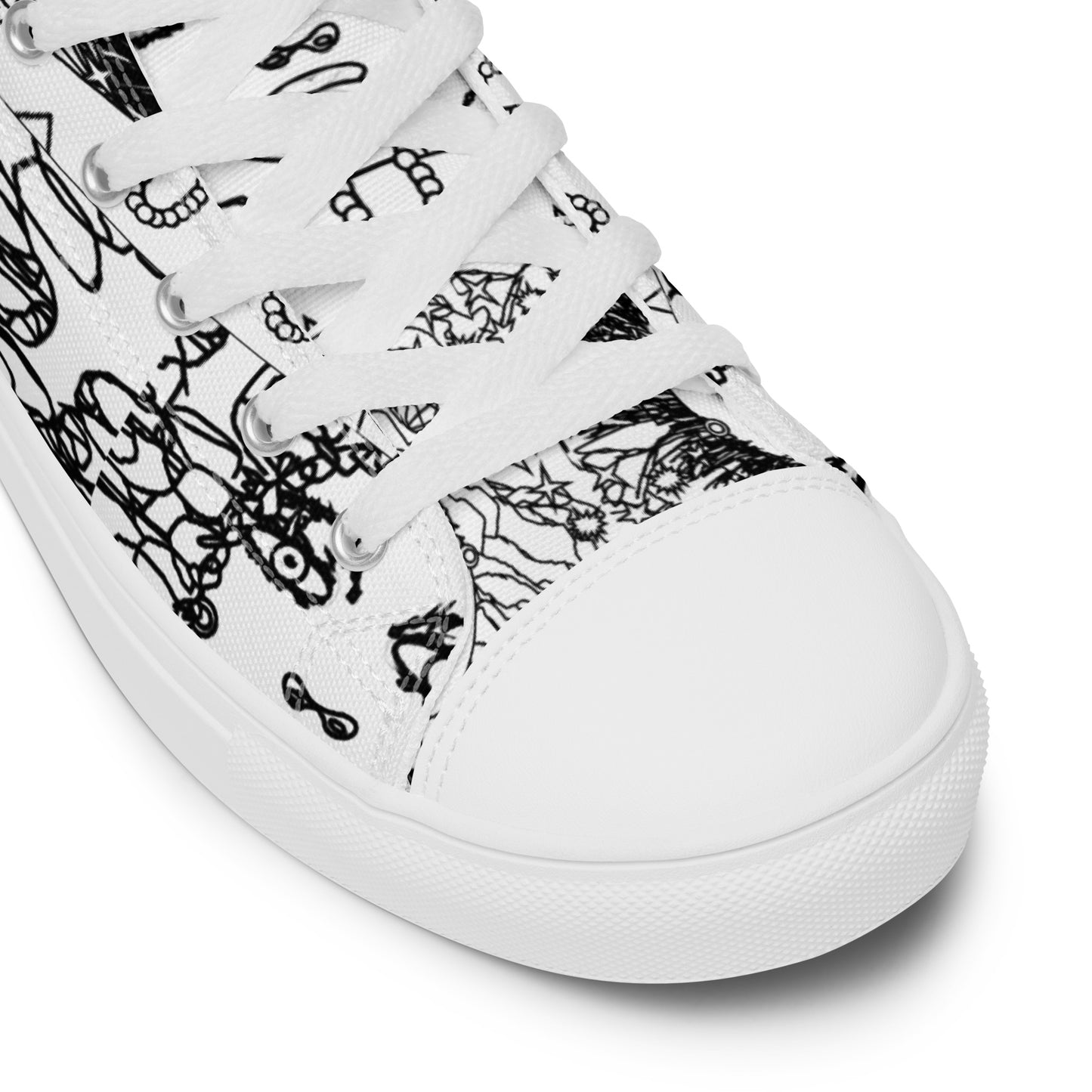 Women’s high top canvas shoes