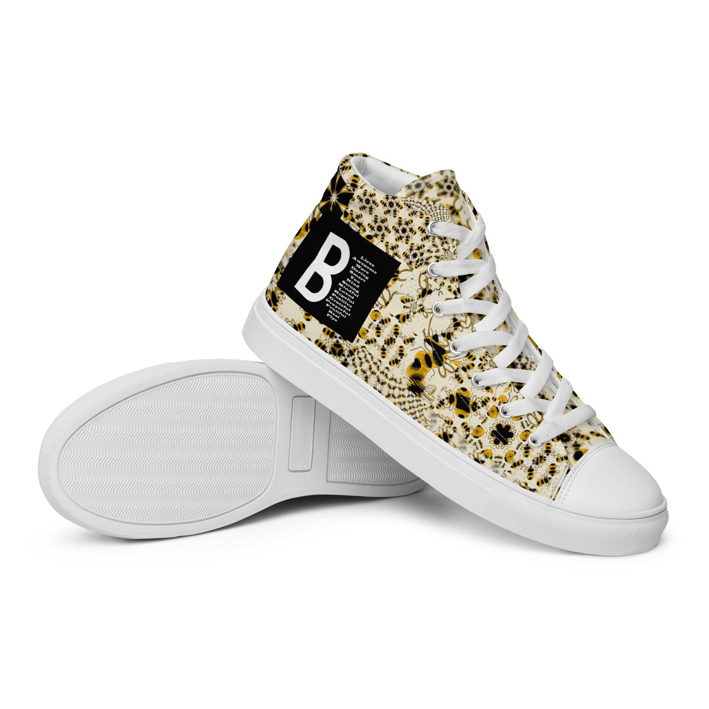 Women’s high top canvas shoes