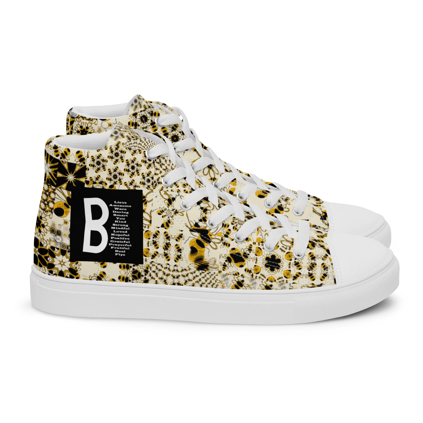 Women’s high top canvas shoes