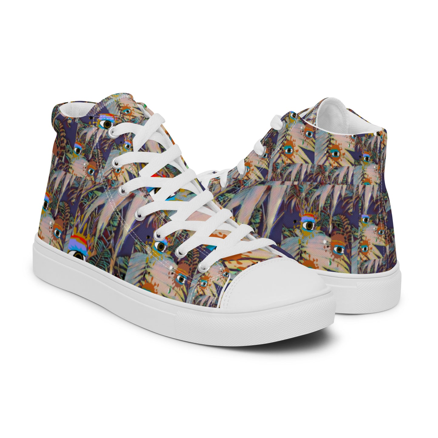 Women’s high top canvas shoes