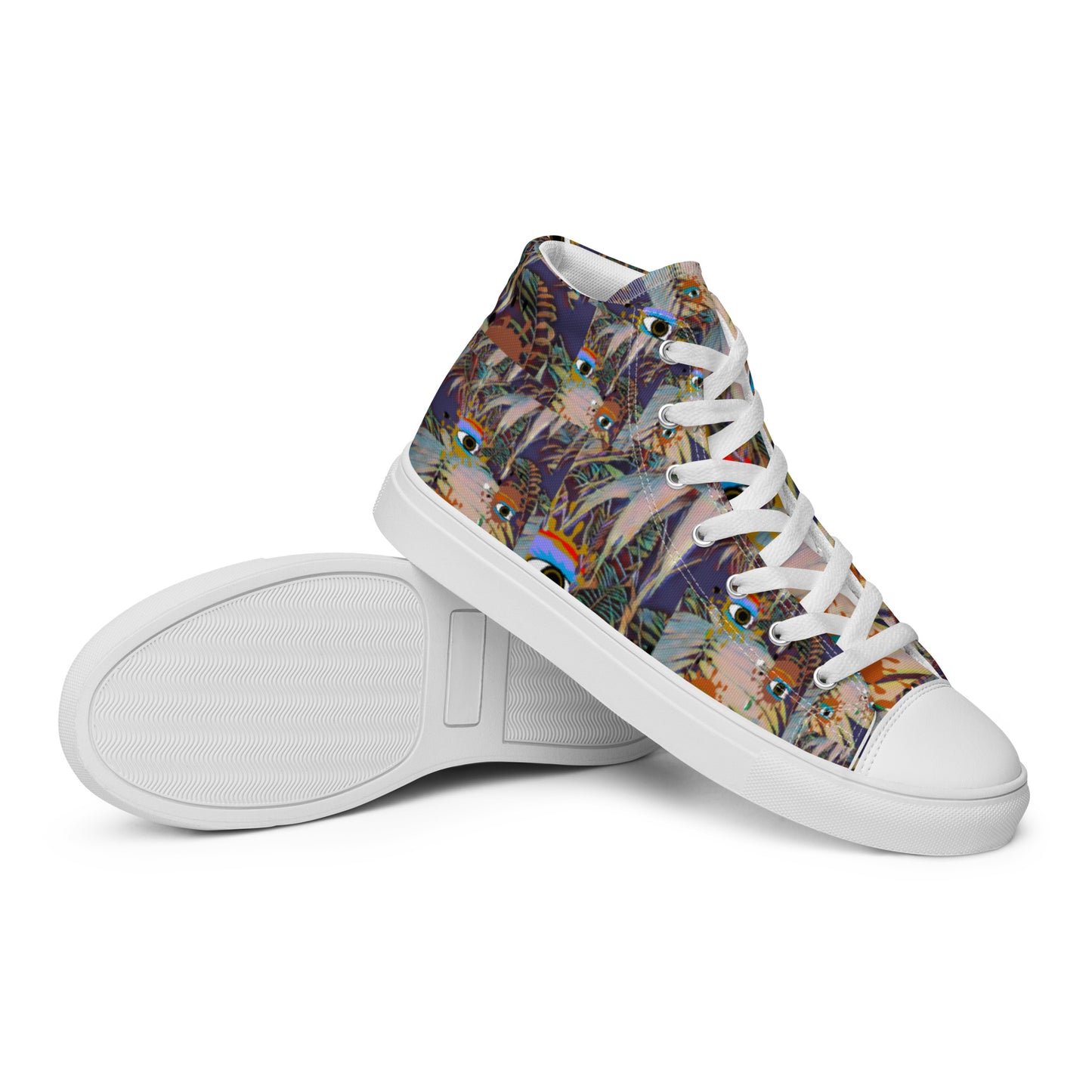 Women’s high top canvas shoes