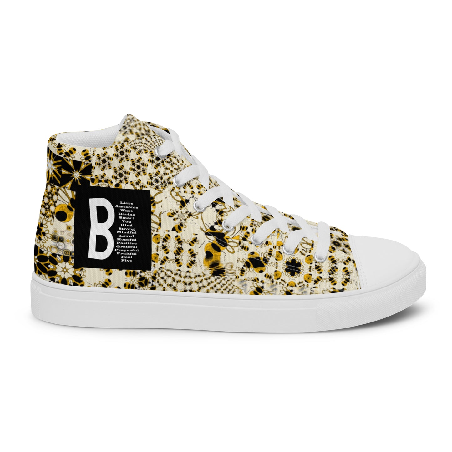 Women’s high top canvas shoes