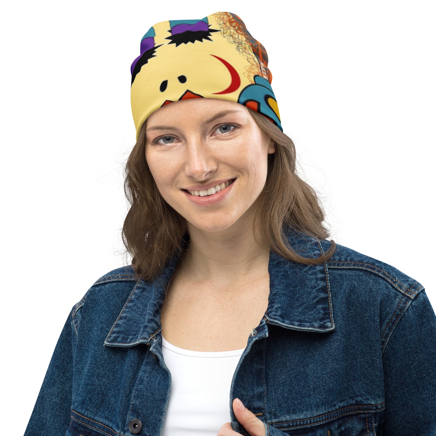 All-Over Print Beanie