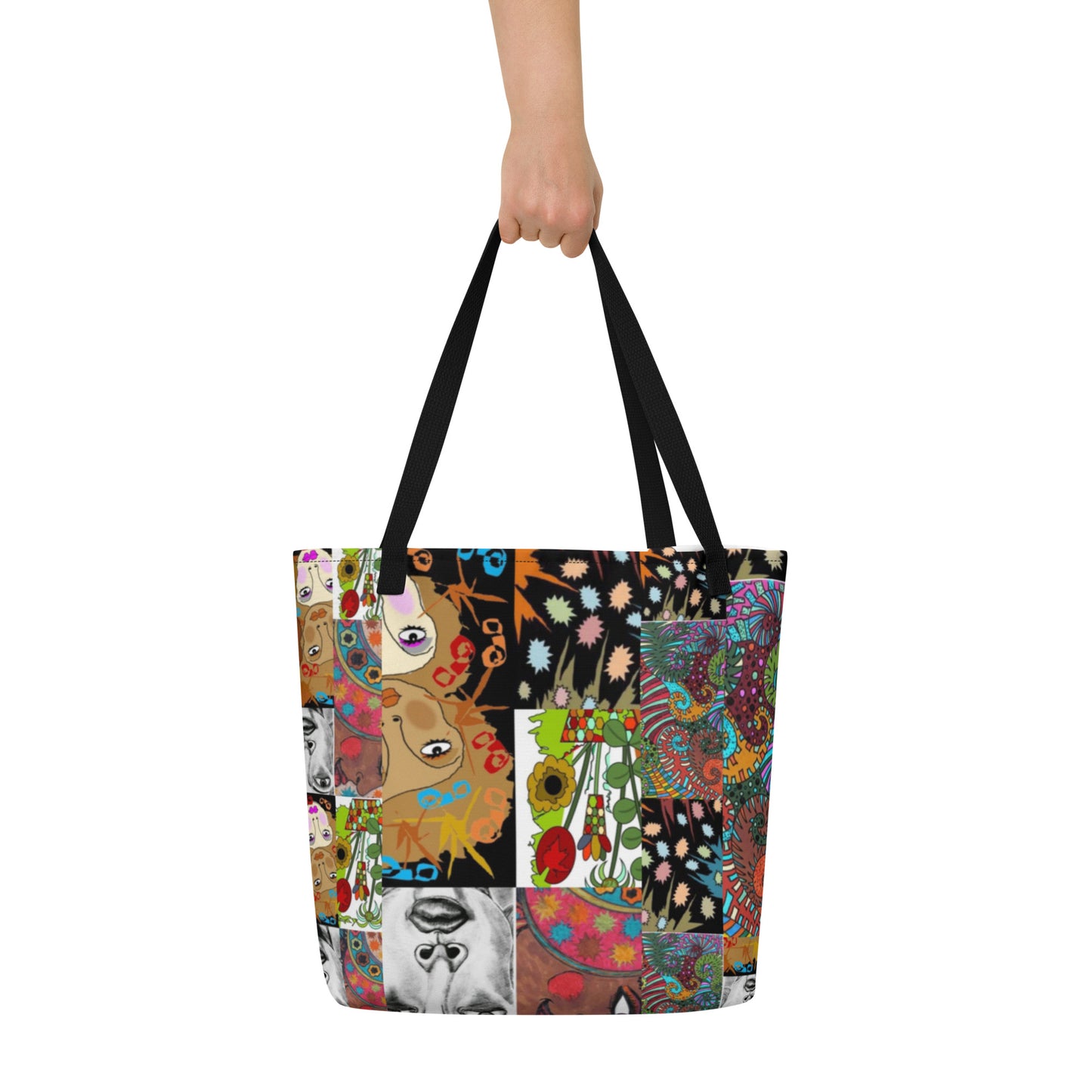 All-Over Print Large Tote Bag