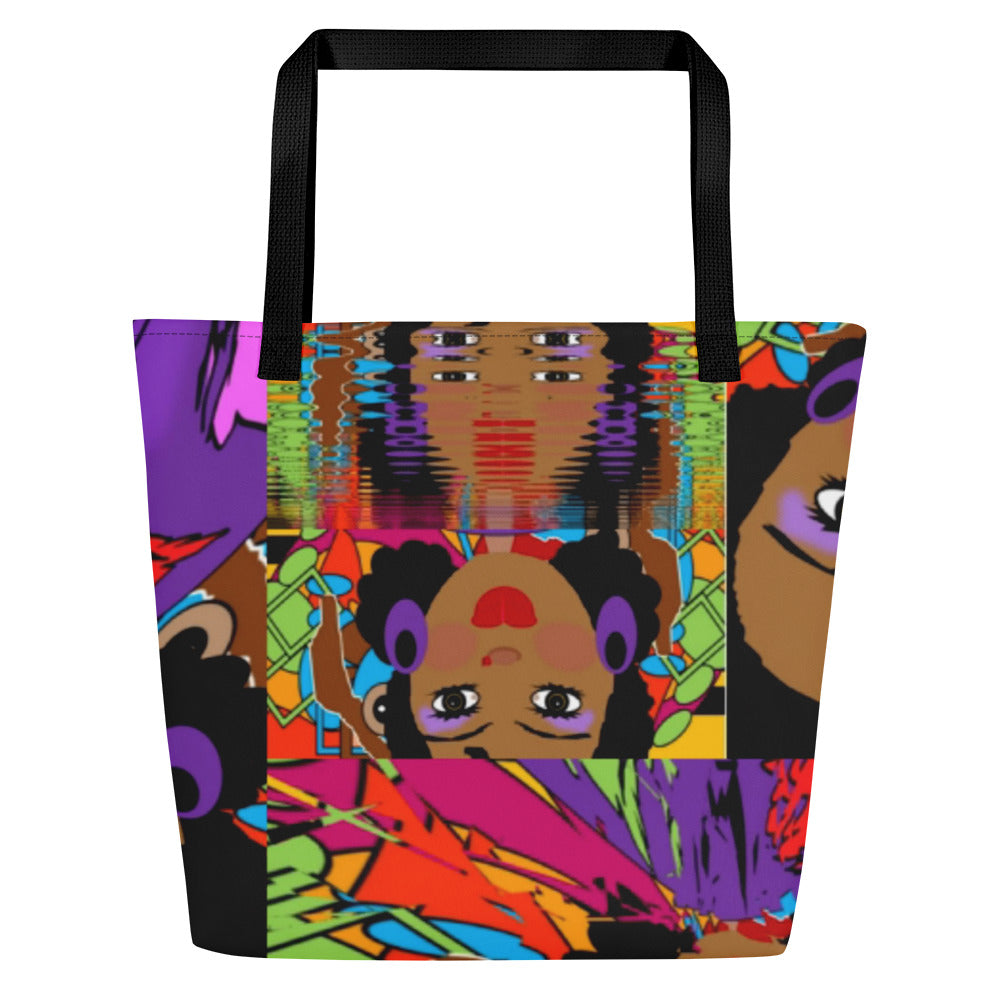 All-Over Print Large Tote Bag