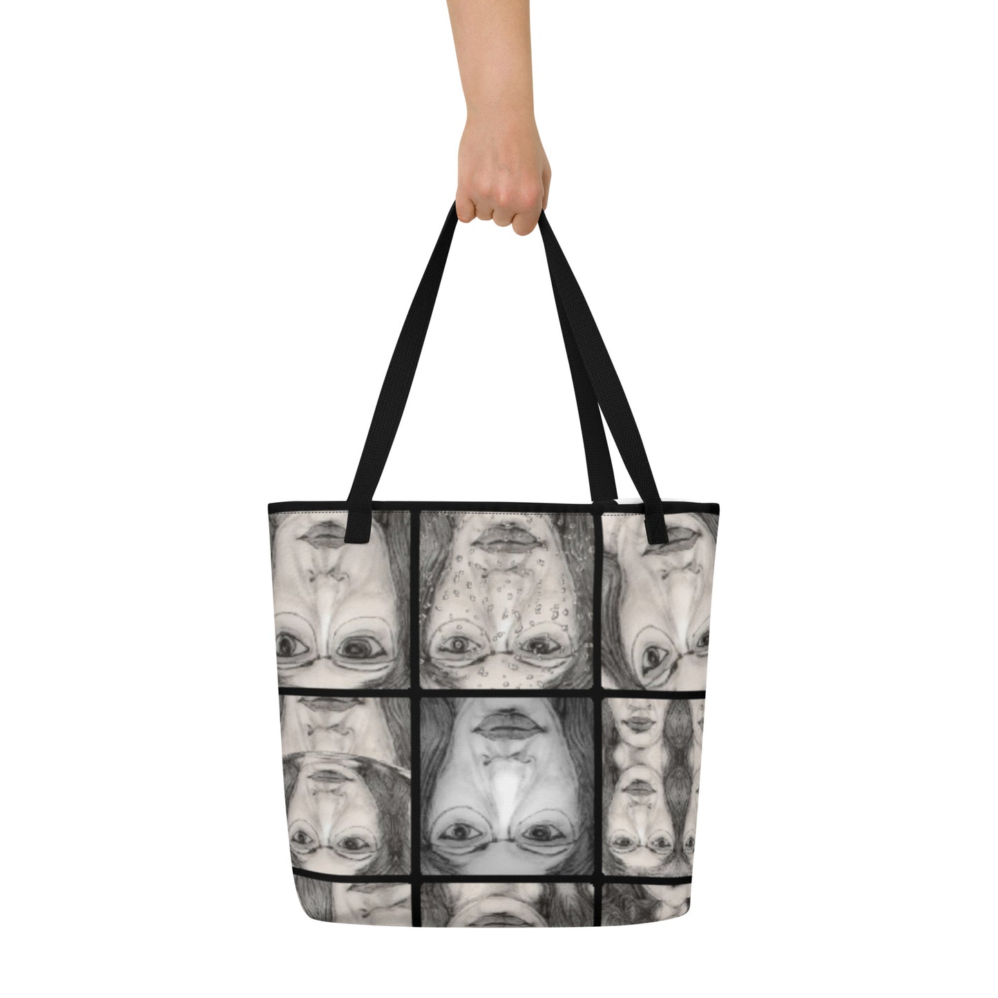 All-Over Print Large Tote Bag