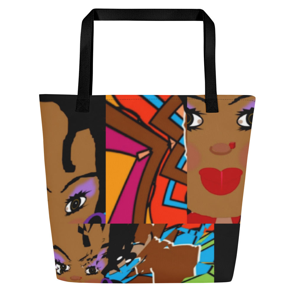 All-Over Print Large Tote Bag