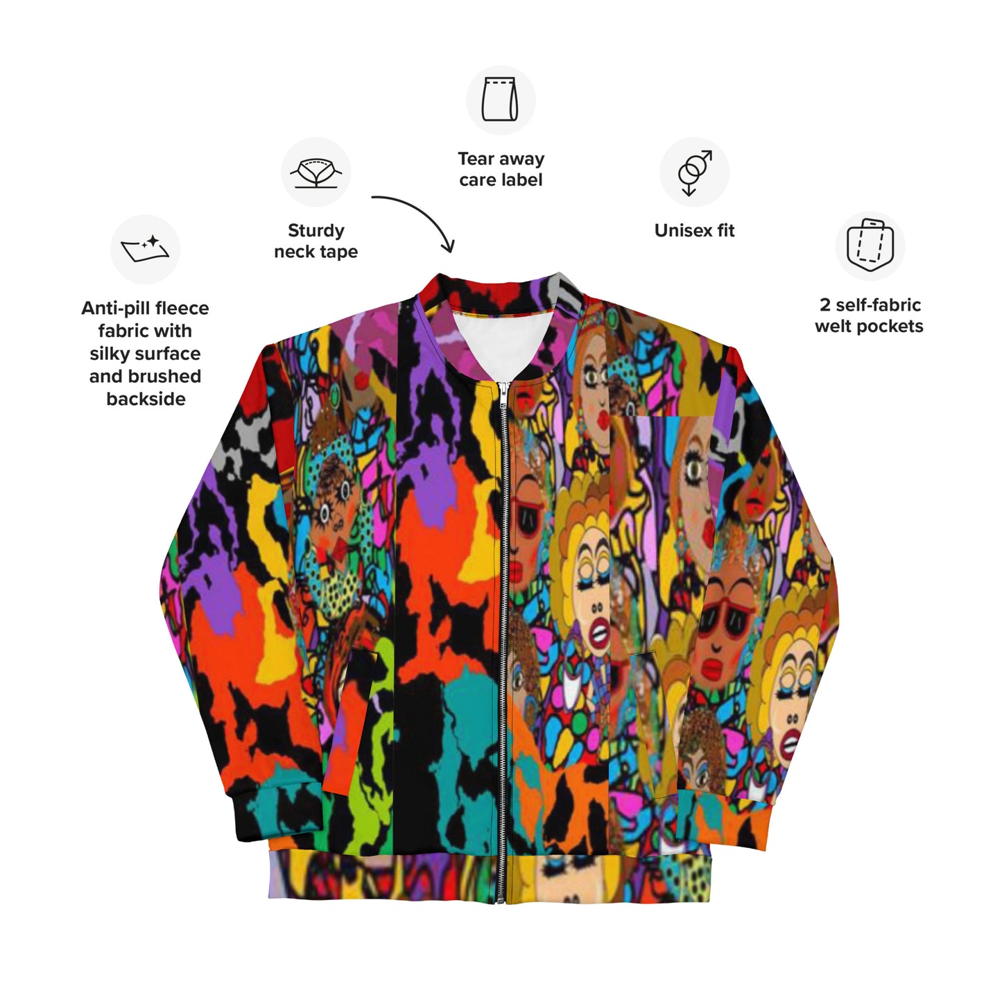 Unisex Bomber Jacket