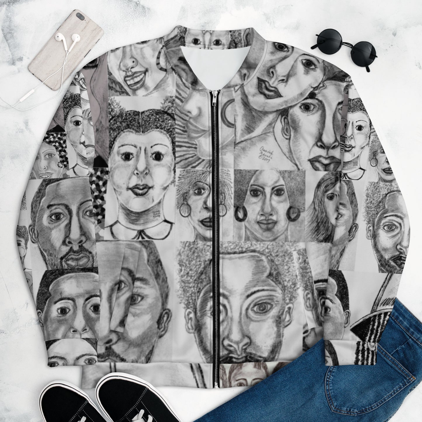 Unisex Bomber Jacket