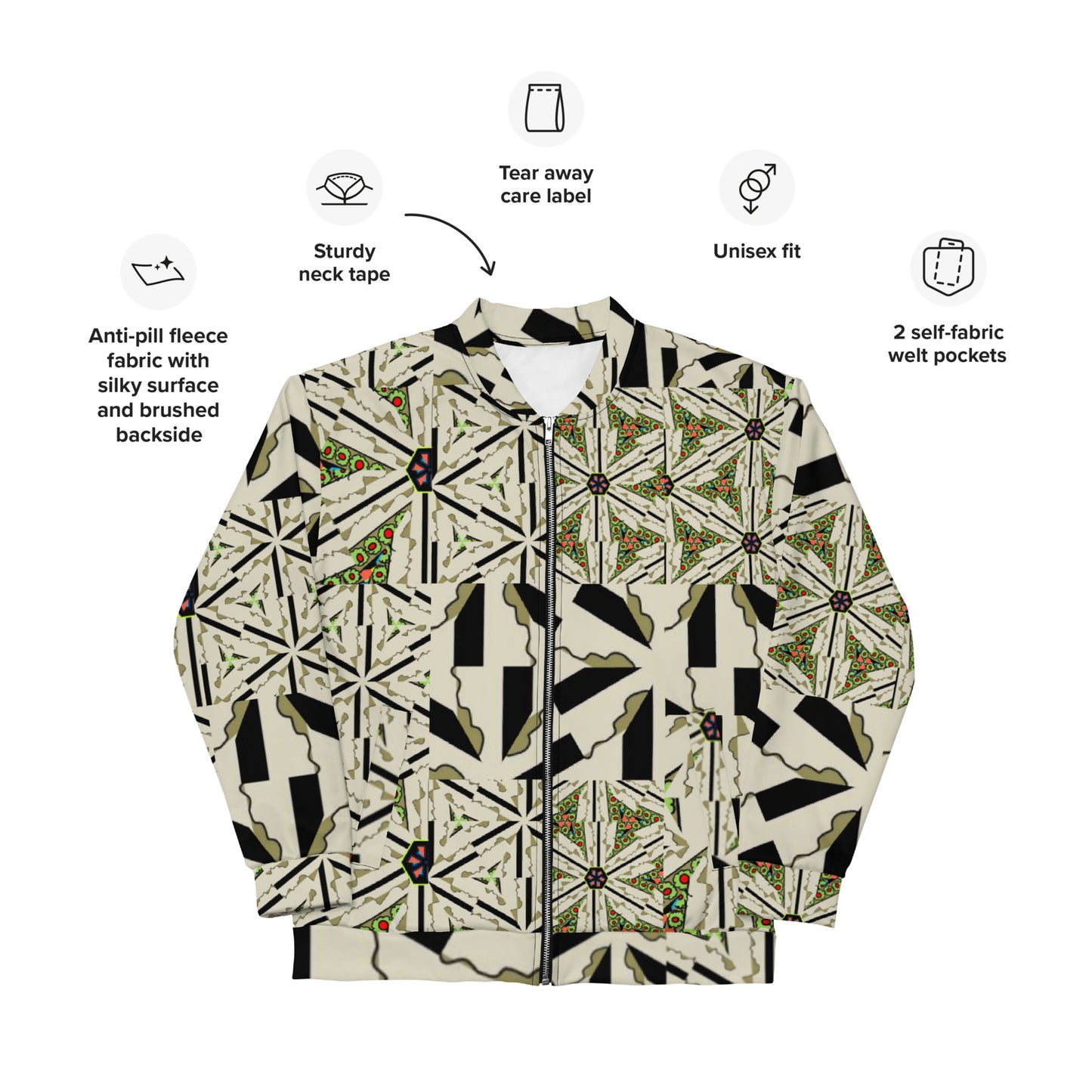 Unisex Bomber Jacket