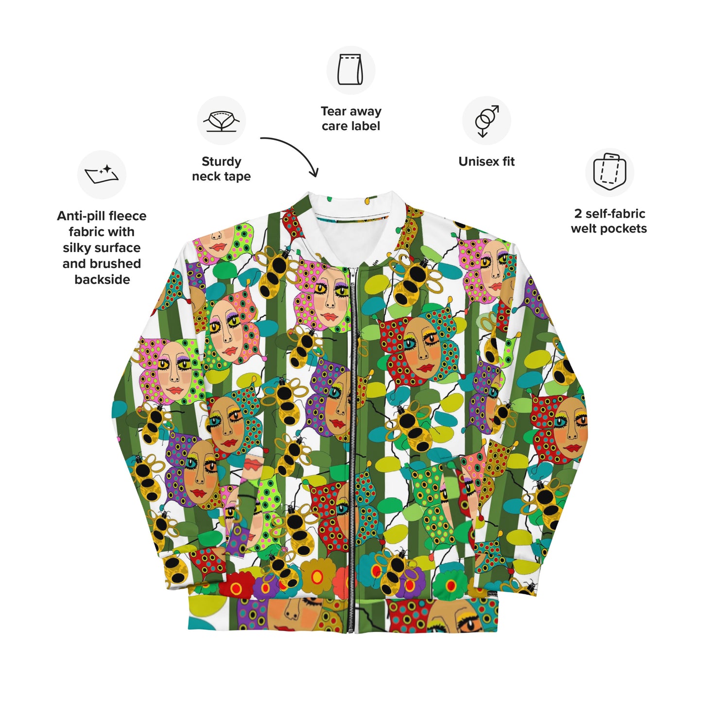 Unisex Bomber Jacket