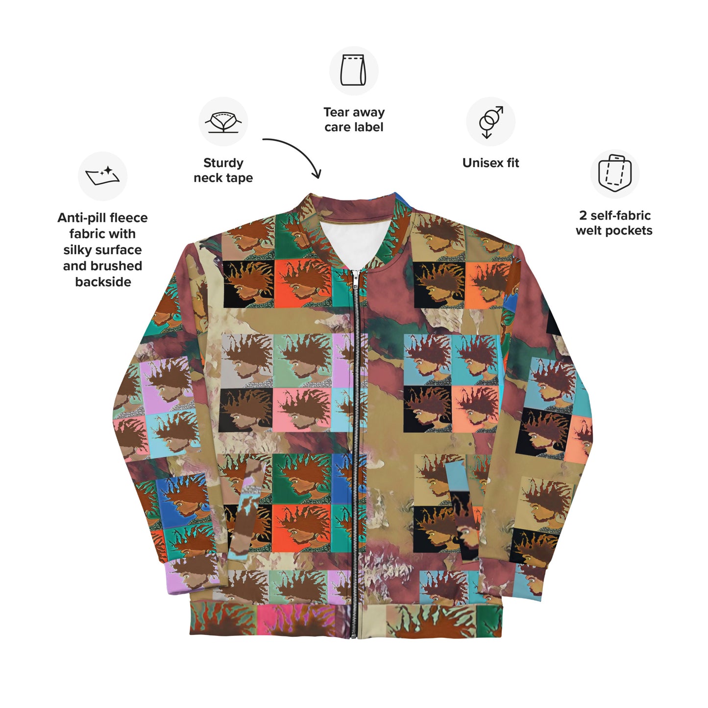 Unisex Bomber Jacket