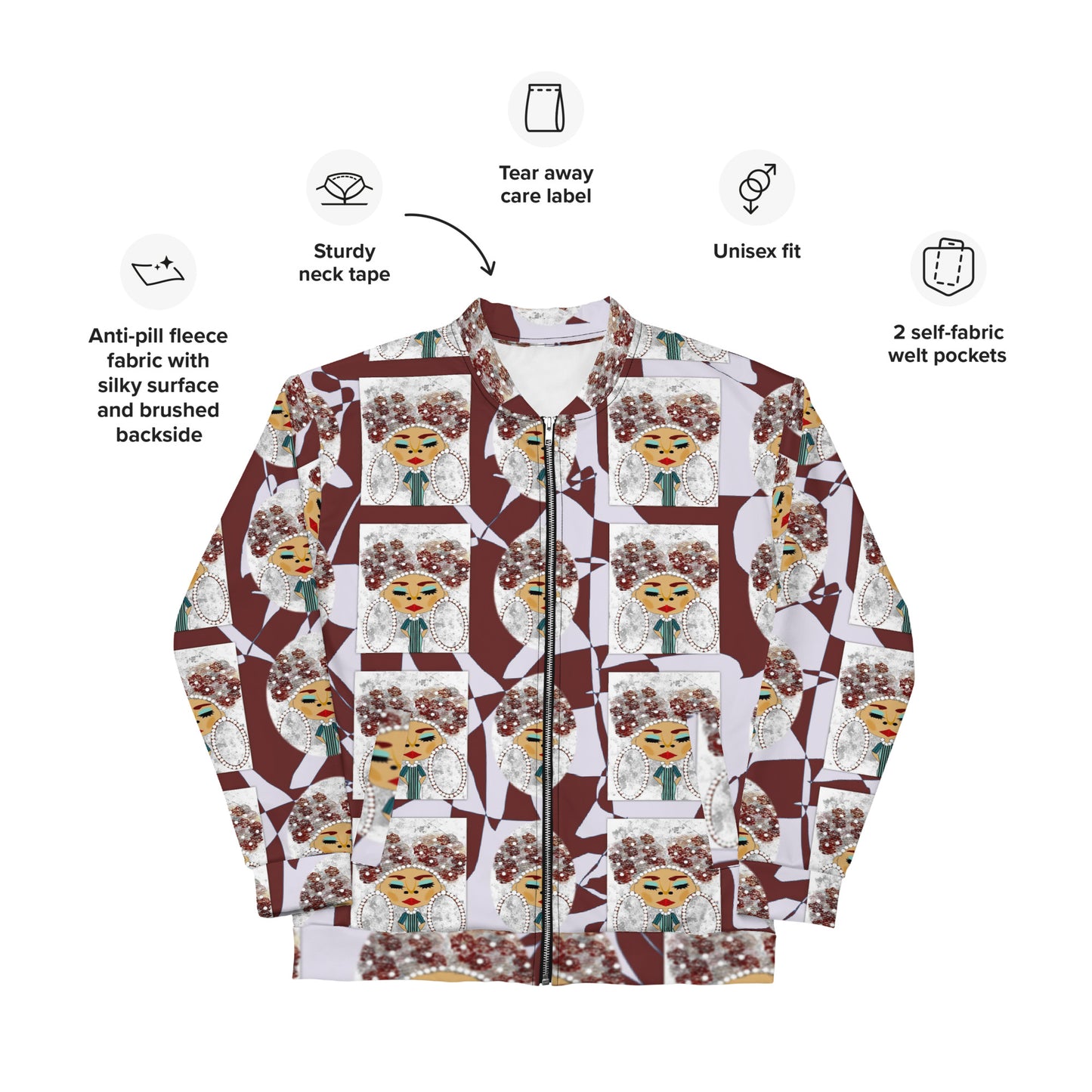 Unisex Bomber Jacket