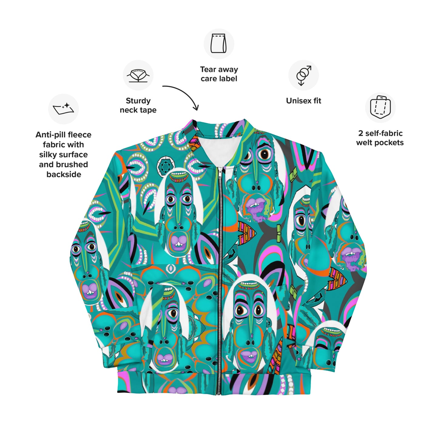 Unisex Bomber Jacket