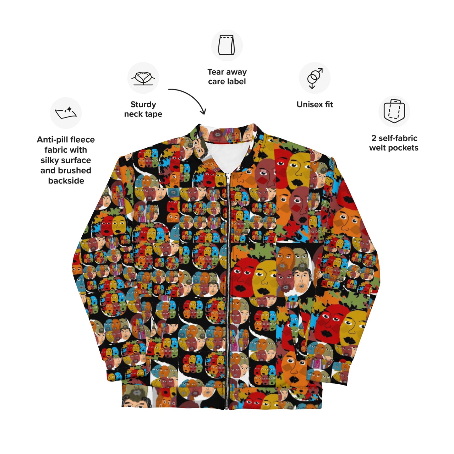 Unisex Bomber Jacket