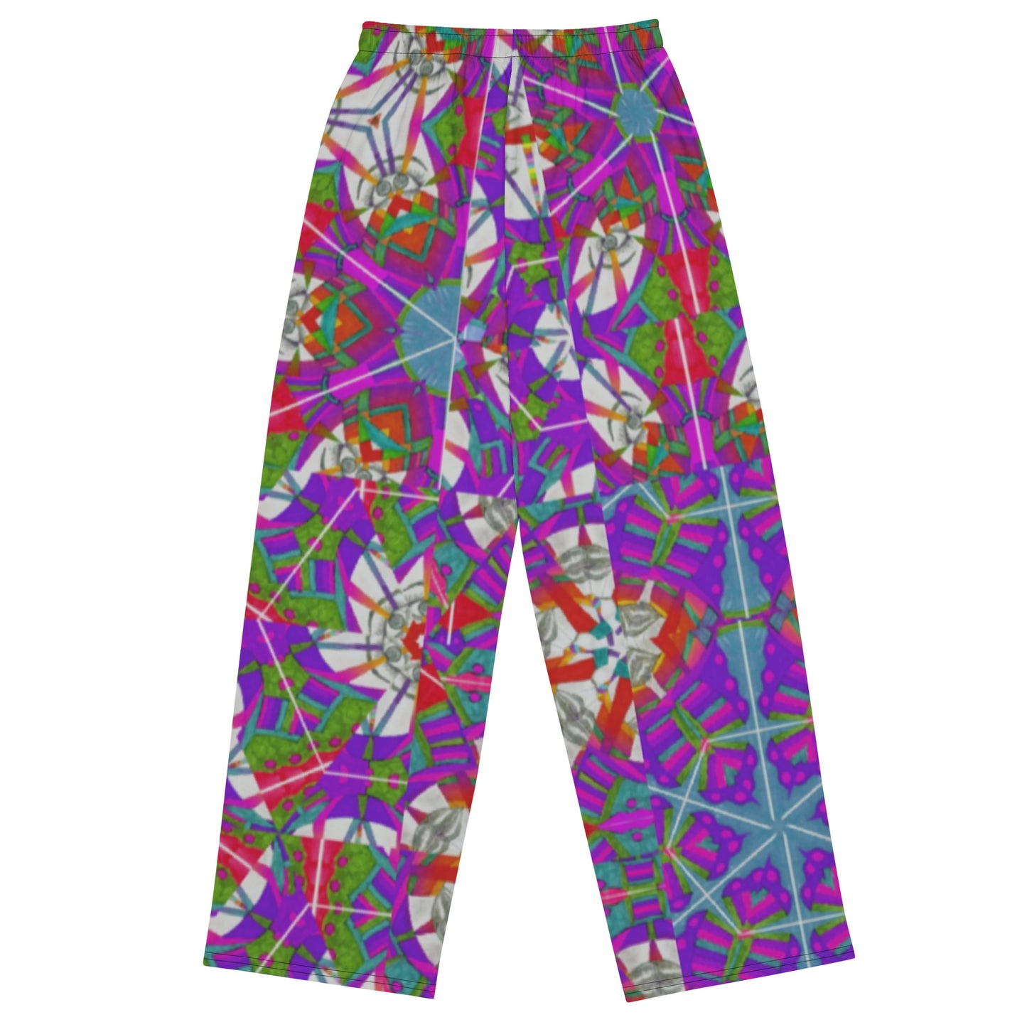 All-over print unisex wide-leg pants
