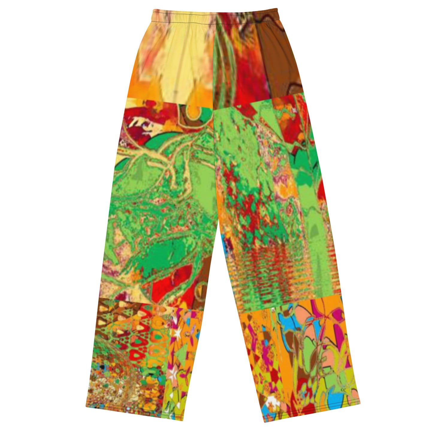 All-over print unisex wide-leg pants