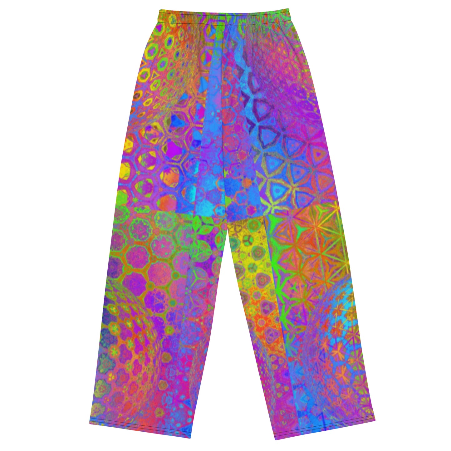 All-over print unisex wide-leg pants