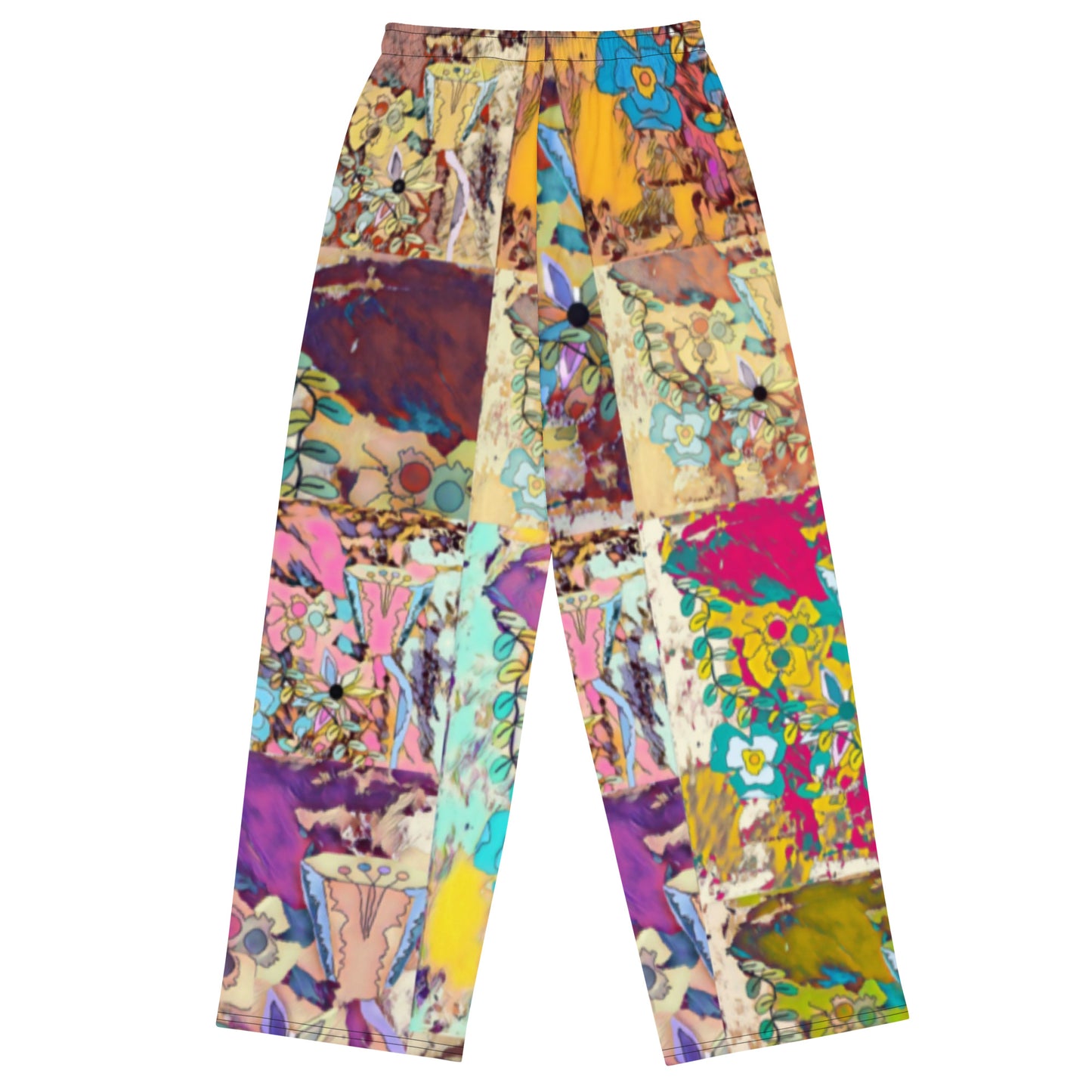 All-over print unisex wide-leg pants