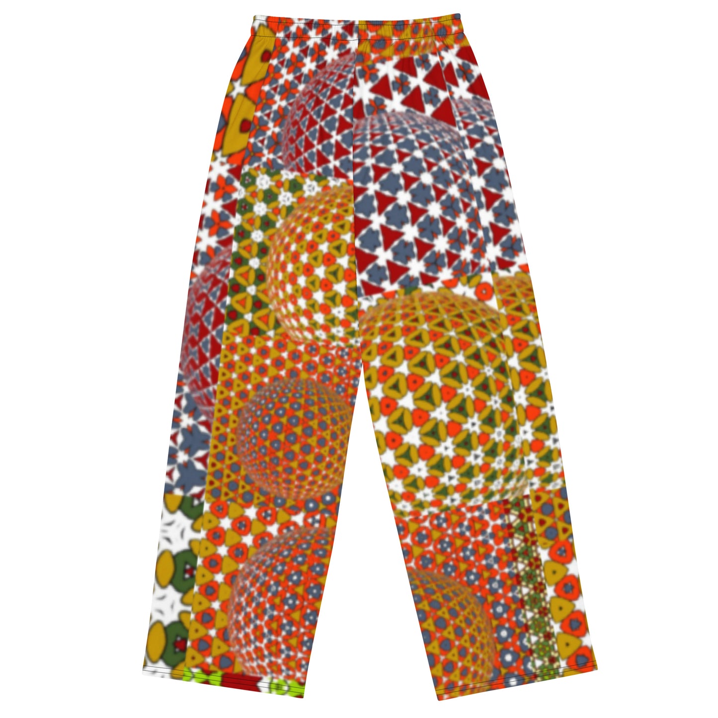 All-over print unisex wide-leg pants