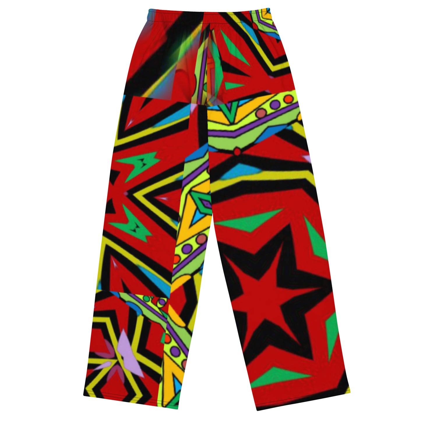 All-over print unisex wide-leg pants