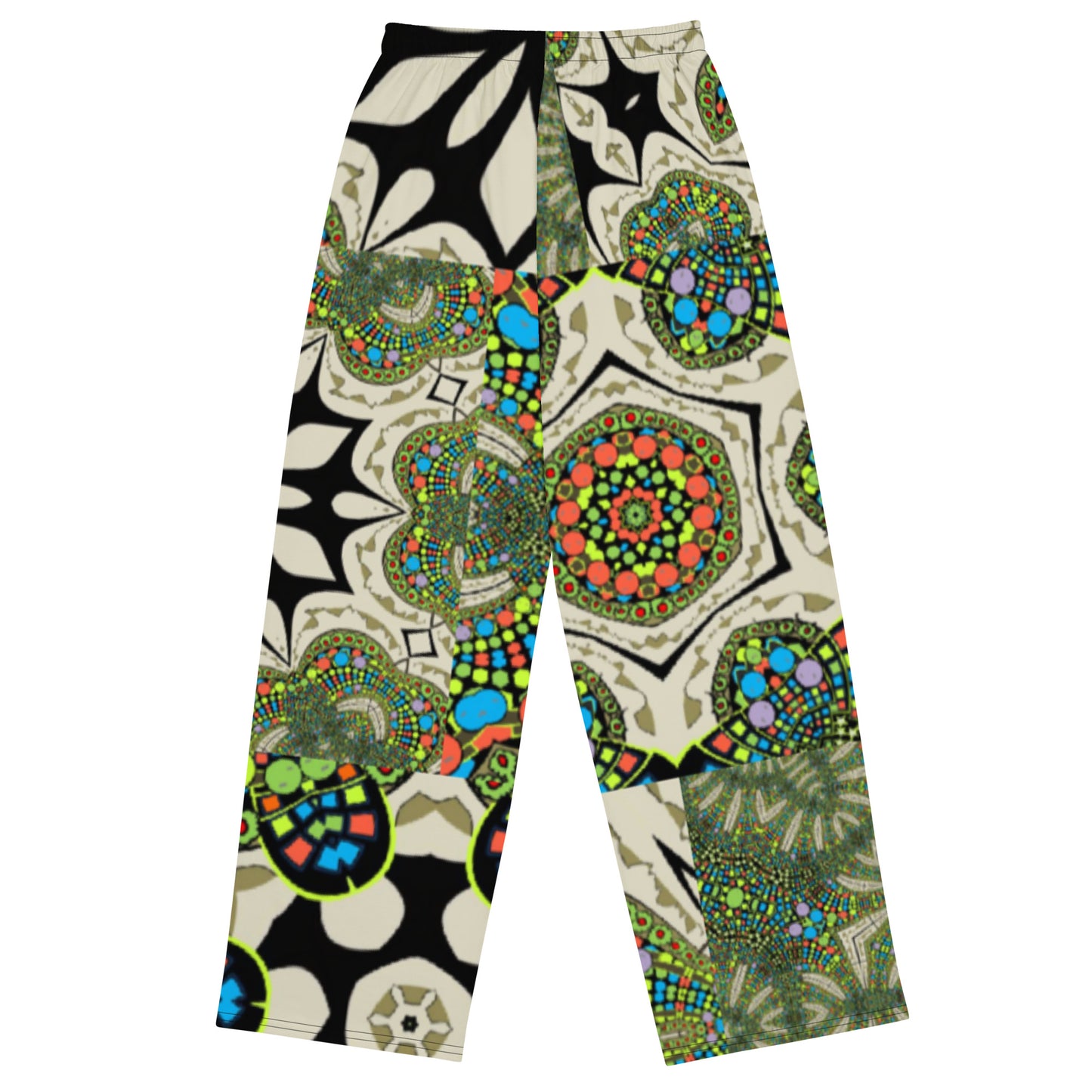 All-over print unisex wide-leg pants
