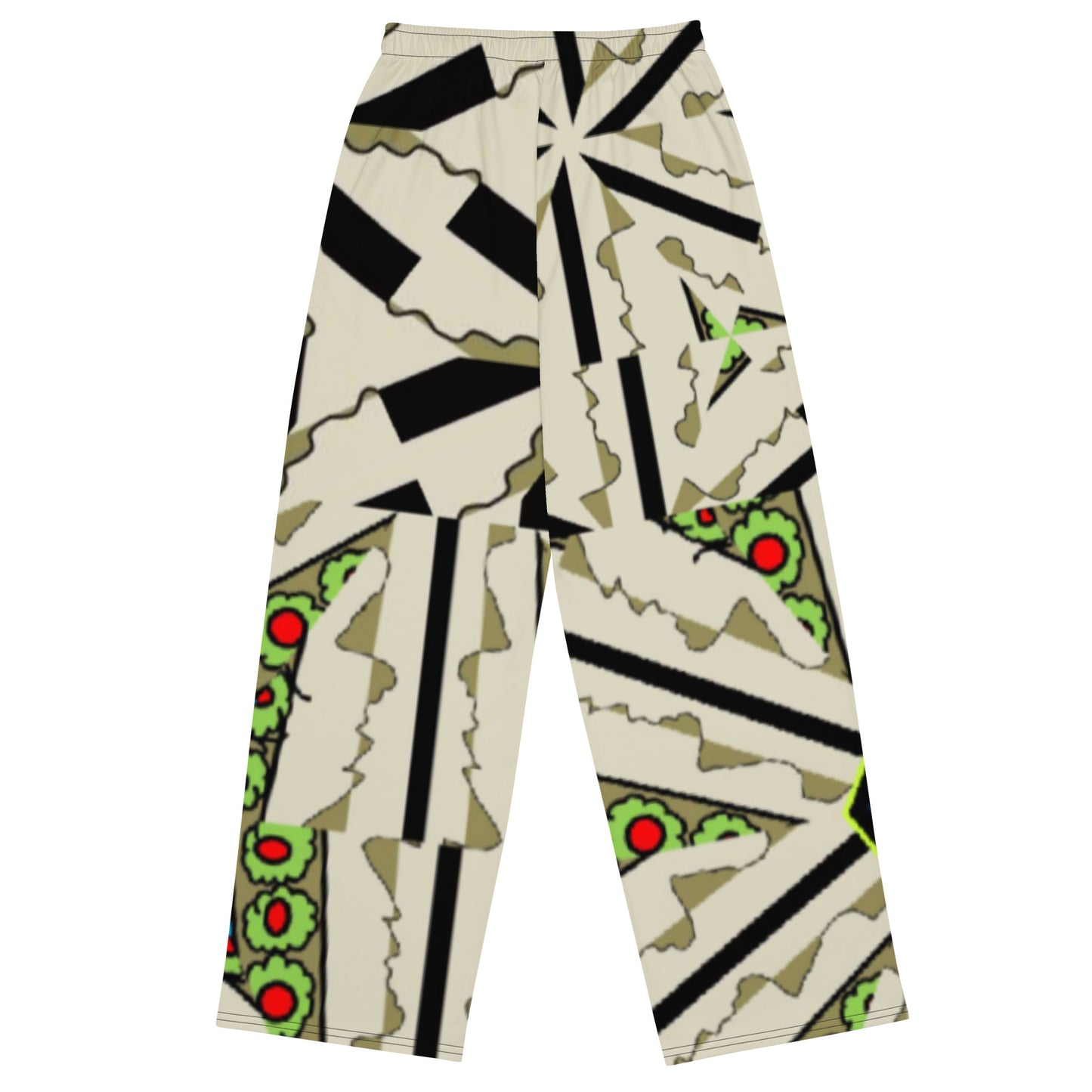 All-over print unisex wide-leg pants