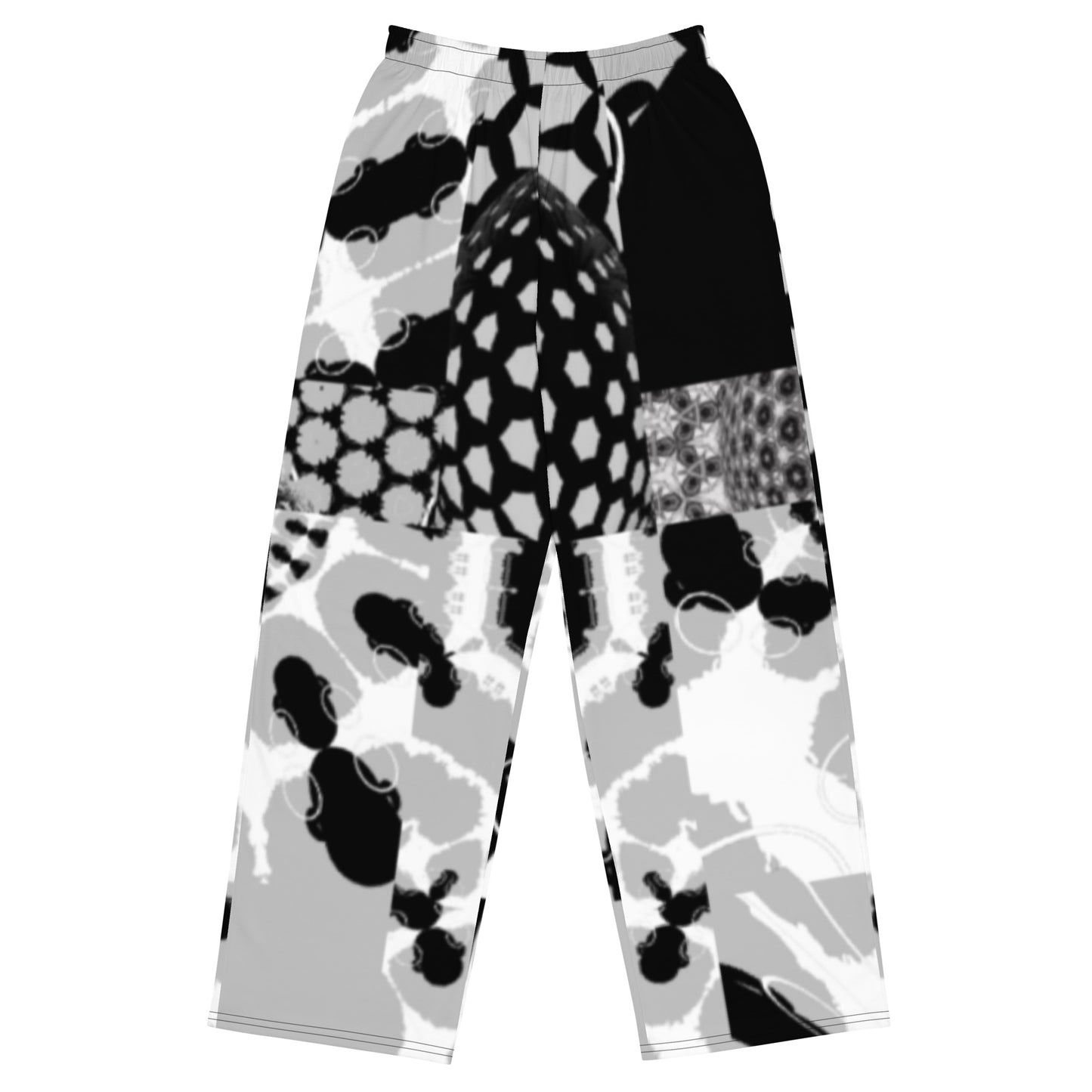 All-over print unisex wide-leg pants