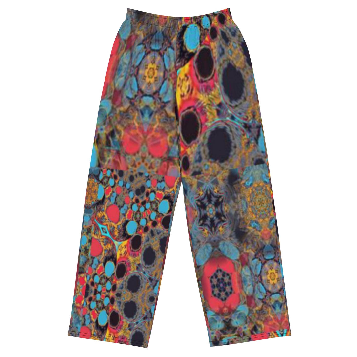 All-over print unisex wide-leg pants