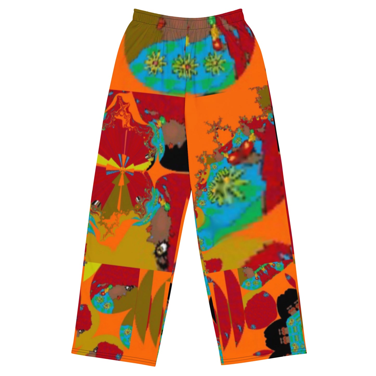All-over print unisex wide-leg pants