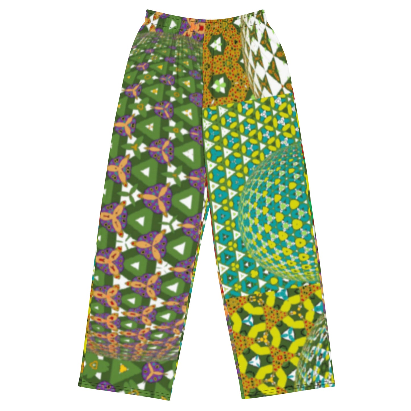 All-over print unisex wide-leg pants