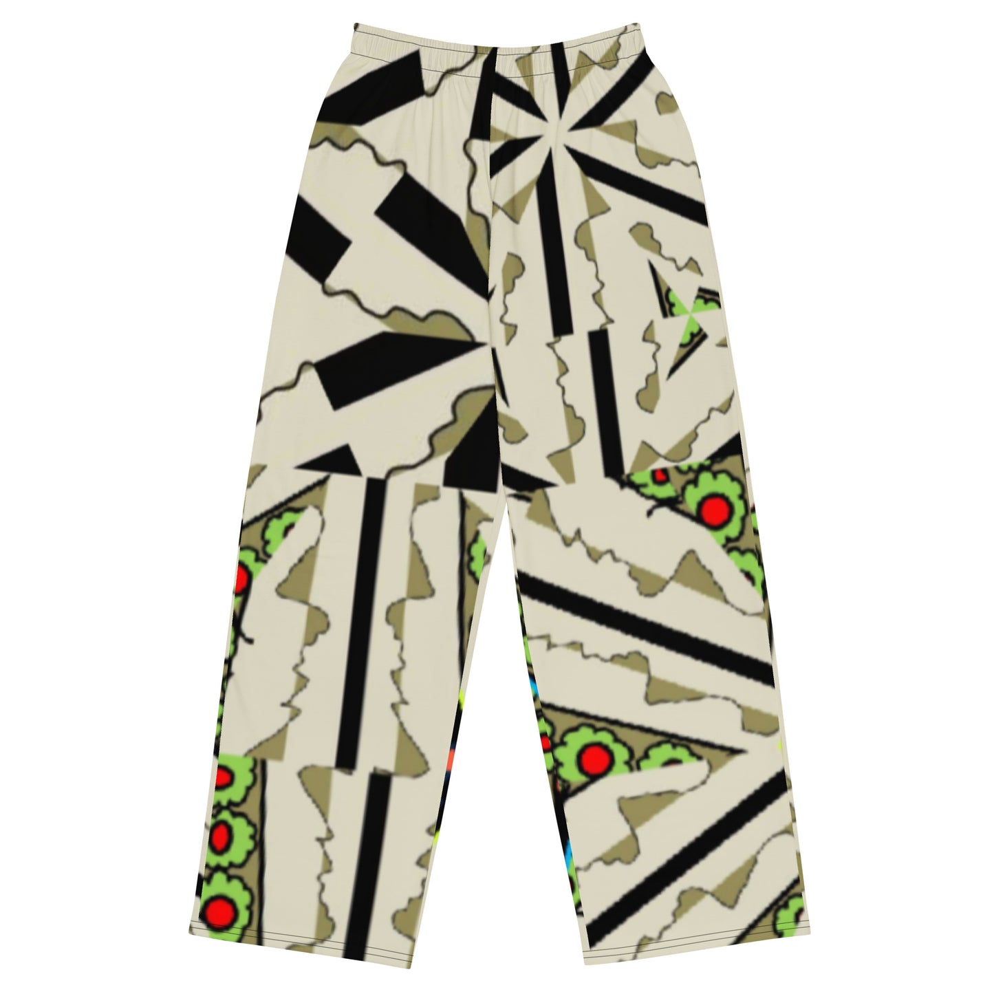 All-over print unisex wide-leg pants