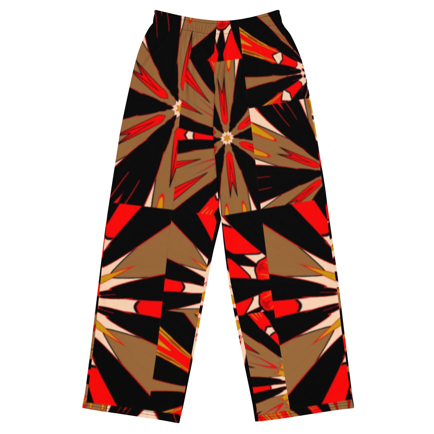 All-over print unisex wide-leg pants